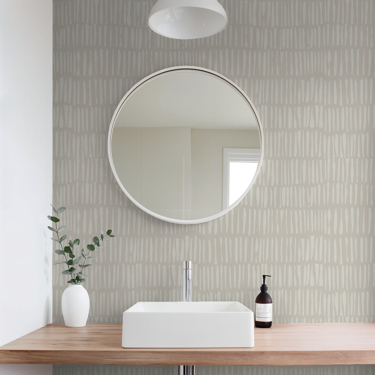 grey dotted geometric wallpaper