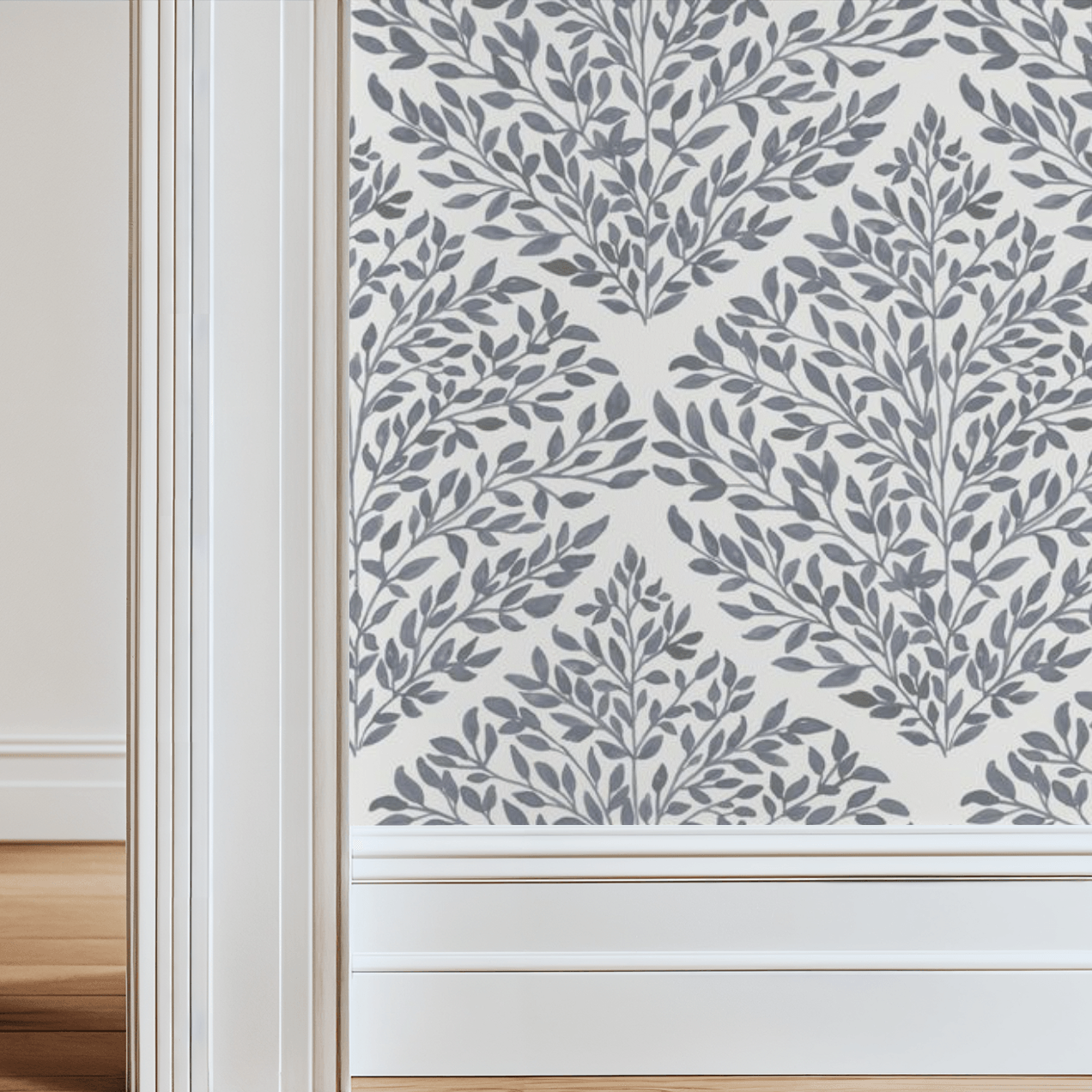 Tanglewood Tile Navy Blue Smaller Scale