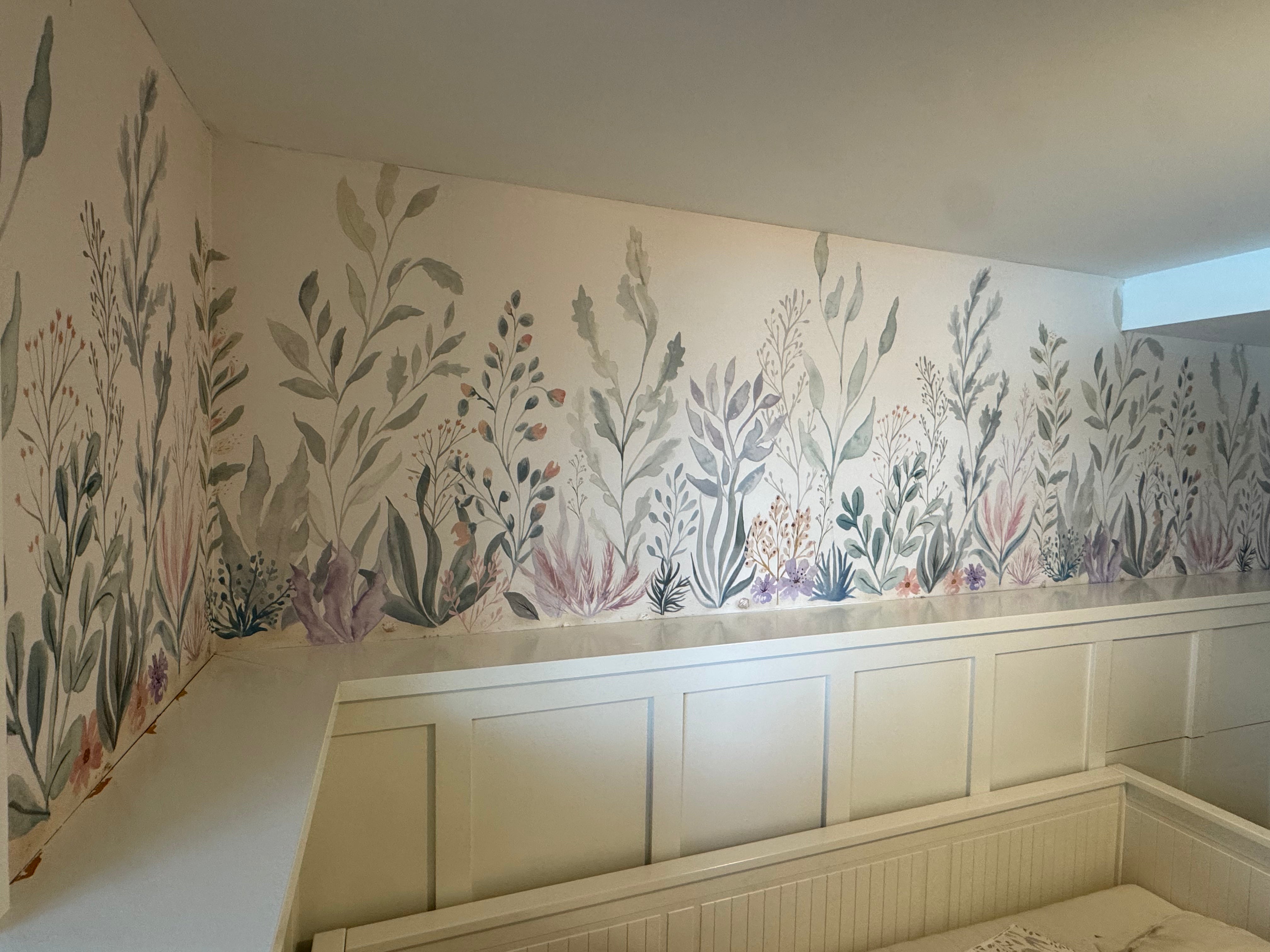 Floral Reef Mural