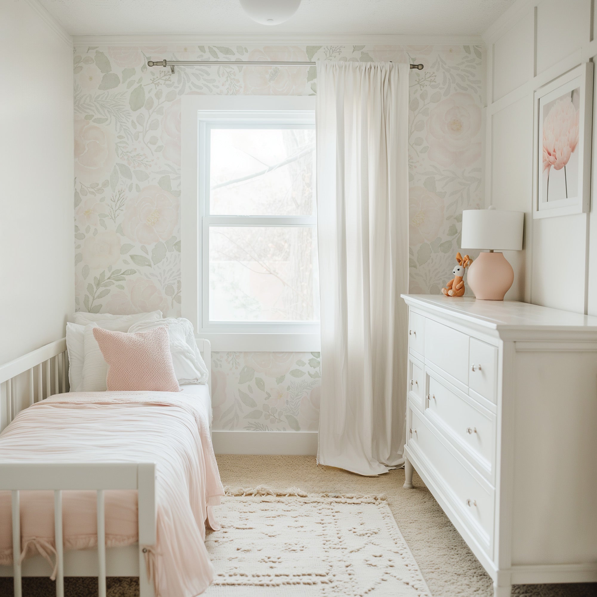 Bella’s Blooms – Peony & Rose Mural