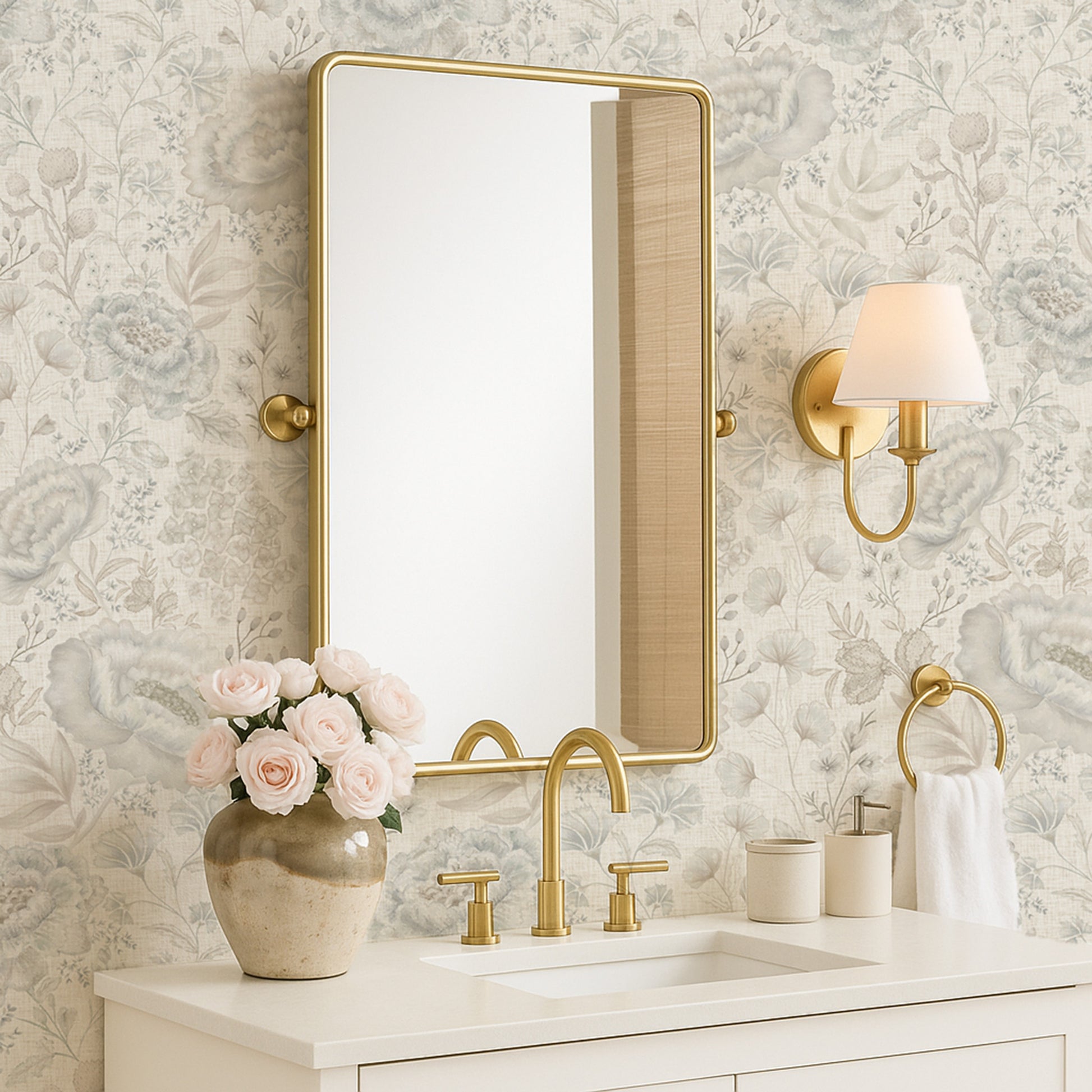 Pottery and Linen Floral
