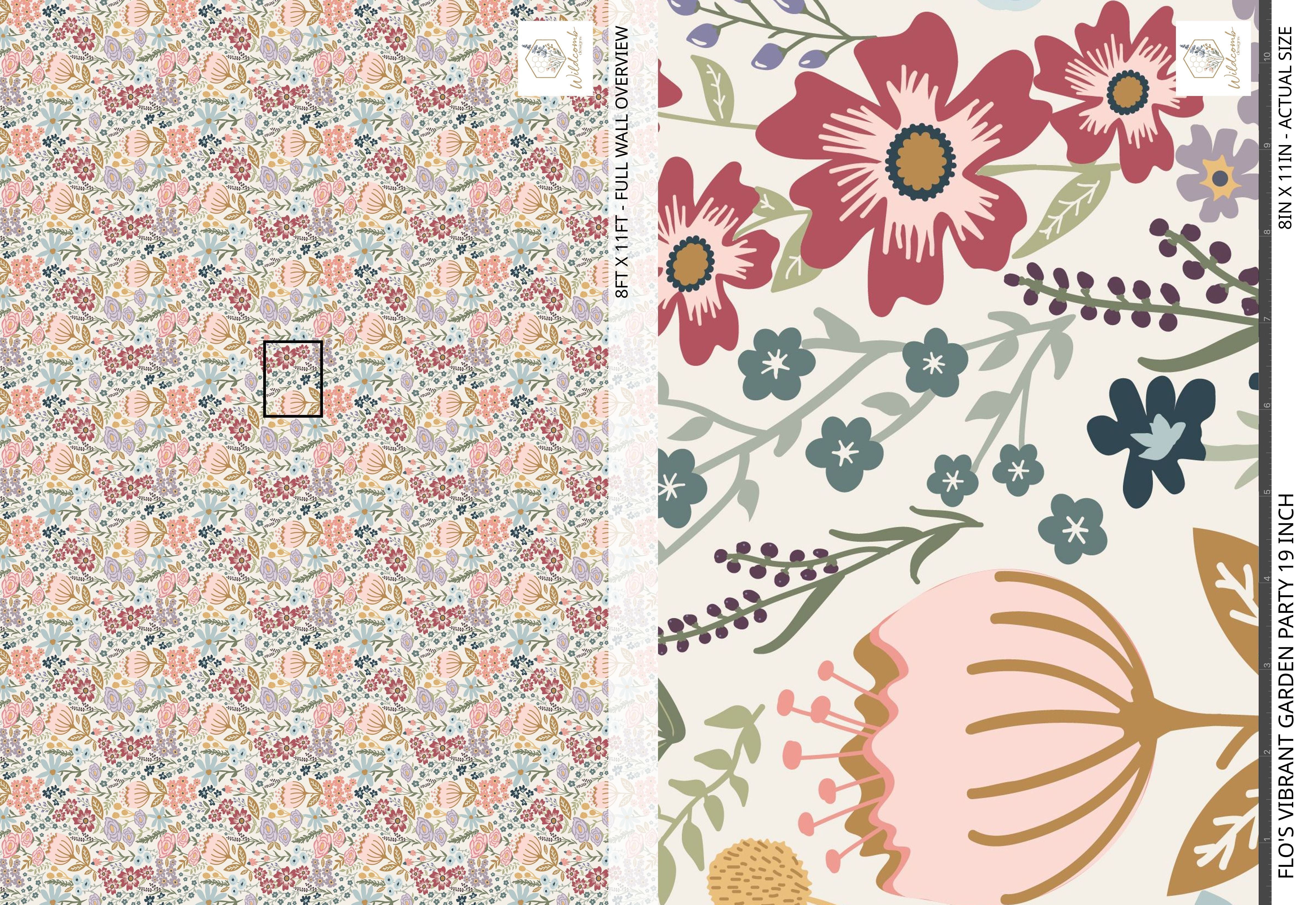 Flo's Vibrant Garden Party Smaller Scale